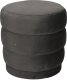 Atmosphera Pufa welurowa SINA, Ø 40 cm, antracyt 2