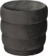 Atmosphera Pufa welurowa SINA, Ø 40 cm, antracyt 4