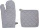 Atmosphera Rękawica kuchenna + podkładka kolor szary 3