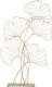 Atmosphera Dekoracja metalowa GINKO, 57 cm, liście miłorzębu 11