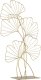 Atmosphera Dekoracja metalowa GINKO, 57 cm, liście miłorzębu 3