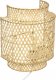 Lampa stołowa Atmosphera Lampa stołowa boho LIBY, klosz bambus, 28 cm 3
