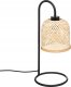Atmosphera Lampka nocna ALI, bambusowy kosz z plecionki, Ø 16 cm 1