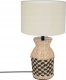 Atmosphera Lampa z abażurem Hiacynt, podstawa z plecionki, 49 cm 1