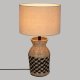 Atmosphera Lampa z abażurem Hiacynt, podstawa z plecionki, 49 cm 1