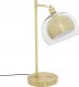 Atmosphera Lampka nocna złota glamour, metal i szkło, 48 cm 1