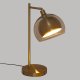 Atmosphera Lampka nocna złota glamour, metal i szkło, 48 cm 2
