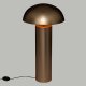 Atmosphera Lampa stojąca do salonu CHAMPI, złota, grzybek, wys. 97 cm 2