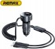 Ładowarka Remax ŁAD SAM. SAGA SERIES 52.5W RCC336 PD QC 1xUSB-C + 1xUSB WITH CABLE C+L BLACK 1