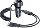 Ładowarka Remax ŁAD SAM. SAGA SERIES 52.5W RCC336 PD QC 1xUSB-C + 1xUSB WITH CABLE C+L BLACK 1