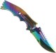 Herbertz Nóż Solingen Rainbow Titanium Folder (567 5