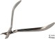 Otto Herder Solingen Cążki do skórek 6mm Herder Solingen 11.5cm Stainle 3