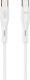 Kabel USB T-Phox USB-C - USB-C 1 m Biały (TPRZ008327) 1