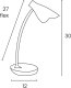 Lampka biurkowa Unilux biała  (400140699) 12