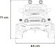 Toyota Toyota FJ Cruiser Czarny Pojazd elektryczny dla dziecka 20