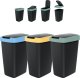Kosz na śmieci Prosperplast 3x Kosz na śmieci 12l COMPACTA Zestaw do sortowania 1