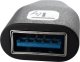 Adapter USB Techly TECHLY Adapter USB-C M to USB-A F schwarz 2