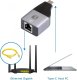 Adapter USB Techly TECHLY Adapter USB-C M auf RJ45 F Ethernet 1000Mbps 1
