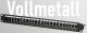 EFB EFB Verteilerfeld Patchpanel 48,26cm 19Zoll 1HE 24-Port schwarz ohne Keystone 1