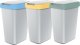 Kosz na śmieci Prosperplast 3x Kosz na śmieci 12l COMPACTA Zestaw do sortowania 2