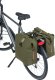 Basil Sakwa podwójna BASIL SOHO DOUBLE PANNIER BAG NORDLICHT MIK, MIK System (ready to go) 41L, 100% wodoodporna moss green oświetlenie Nordlicht Technology 7