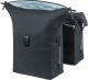 Basil Sakwa podwójna BASIL SOHO DOUBLE PANNIER BAG NORDLICHT MIK, MIK System (ready to go) 41L 100% wodoodporna night black oświetlenie Nordlicht Technology 5