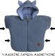 FiGa Ponczo samochodowe FiGa MERINO Wełna Szary ROYAL M (Wiek 2,5-8 lat) 5