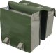 Basil Sakwa miejska podwójna BASIL URBAN LOAD DOUBLE PANNIER BAG 48-53L, Universal Bridge System, 100% wodoodporna, moss green/sand (NEW 2024) 5