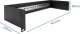 Delock DeLOCK 66884 organizator na kable Stojak Szyna kablowa Czarny 1 szt. 2