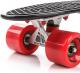 Deskorolka Meteor PLASTIKOWA black/red/silver 1