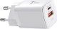 Ładowarka T-Phox ŁAD SIEC T-PHOX HANDY SERIES 33W T-PP08 USB/USB-C WHITE 1
