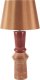 Eurofirany Lampa dekoracyjna stołowa ELDA 35X35X75 ceglasta 1