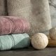 Eurofirany Ręcznik frotte z welurową bordiurą i lśniącą nicią GLORY 70X140 liliowy 6