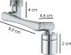 Delvant PERLATOR AERATOR PRZEDŁUŻKA DO KRANU BATERII 1080 CHROME 2