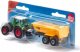 Siku SIKU 1605 Traktor FENDT 926 ciągnik rolniczy +Wywrotka Krampe pojazd metal 2