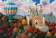 WOODEN CITY Drewniane Puzzle z figurkami - Zamek Neuschwanstein, 750 elementów 1