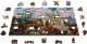 WOODEN CITY Drewniane Puzzle z figurkami - Zamek Neuschwanstein, 750 elementów 1