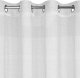 Eurofirany Firana na przeotkach o strukturze siatki eko ATENA 140X260 biała 3