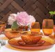 Trend For Home Szklana zastawa stołowa 20-częściowa Amber 2