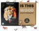 WOOD YOU DO Puzzle drewniane Silny Lew | Strong Lion | 140 elementów | L 3