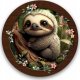WOOD YOU DO Puzzle drewniane Leniwiec | Sloth | 40 elementów | XL 2