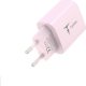 Ładowarka T-Phox ŁAD SIEC T-PHOX MODERATE SERIES T-PP11 20W + KABEL USB-C/USB-C 60W PINK 2