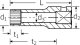 Stahlwille Nasadka 1/2" SPLINE-DR 7/16"=14 extra długa STAHLWILLE 1