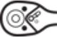 Bahco Klucz dynamometryczny elektroniczny 17-340 Nm, z pomiarem kąta, ze stałą grzechotką 1/2" TAWM12340 BAHCO 13