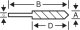 Wiertło Bahco Wiertło kręte do drewna długie 8.0 mm 250 mm BAHCO 3