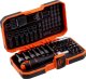 Bahco Zestaw bitów 1/4" płaskich/Phillips/Pozidriv/TORX/sześciokątnych i uchwyt wkrętaka grzechotkowego - 36 szt. BAHCO 1