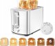 Toster TurboTronic Toster TurboTronic opiekacz do tostów grzanki kromek kanapek 2 tosty 850w 6 poziomów opiekania stalowa obudowa Srebrny 10
