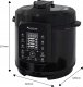Multicooker TurboTronic Szybkowar TurboTronic garnek elektryczny multicoocer kombiwar parowar 6L 1000W 70 kpa 14 programów Czarny 3