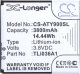 Cameron Sino Akumulator Bateria Typ Tli036a1 Do Alcatel One Touch Link Y900 Y900nb 4g+ Lte Y901nb / Cs-aty900sl 2