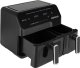 Frytkownica beztłuszczowa ECG ECG AF 8300 Dual Fry Hot air fryer, 5.2 L + 3.1 L, temperature setting 80-200 °C, 60 min timer 1